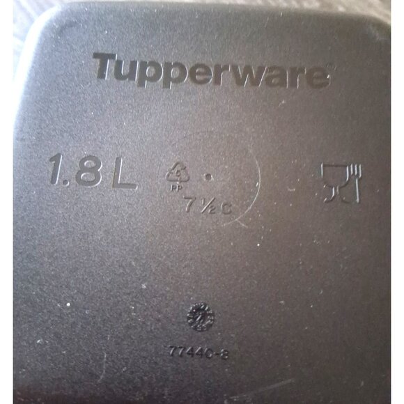 Tupperware Kitchen Utensil Prep Tool Holder Caddy Black Turquoise #7744 - Picture 4 of 5